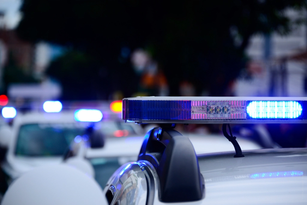 Free light police car image